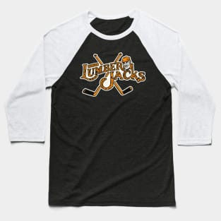 Defunct Muskegon Lumberjacks Hockey Team Baseball T-Shirt